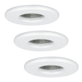 Eglo - Комплект 3x LED За баня лампа IGOA 1xLED/3,3W/230V IP44