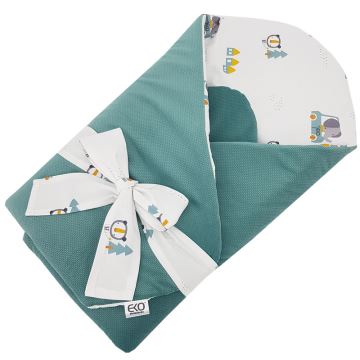 EKO - Памучно одеяло за повиване CARS 75x75 см