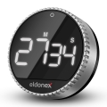ELDONEX ECL-1210-SL - Кухненски таймер QuickCount 3xAAA сребрист/черен