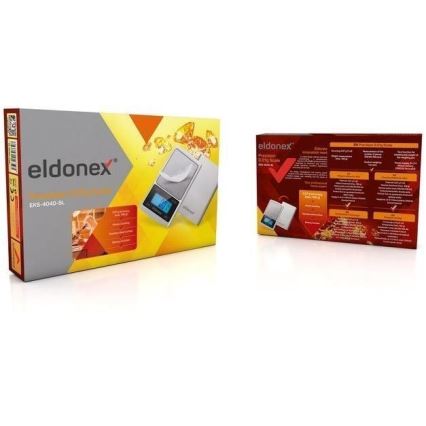 ELDONEX EKS-4040-SL - Прецизен кантар 2xCR2032 сребрист