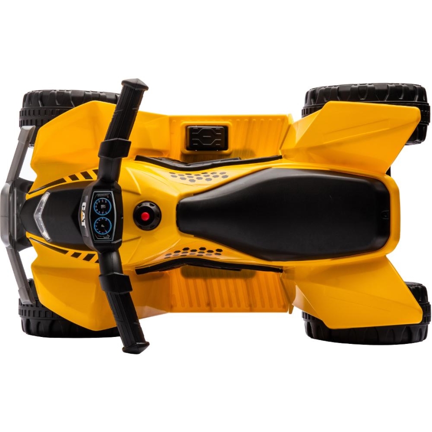 Електрическа четириколка CAT 30W/4000 mAh жълти/черен