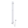 Електрическа сушилня за кърпи с термостат SILOUETTE 187W/230V 120,6 см IP44 бял дeсен ъглов