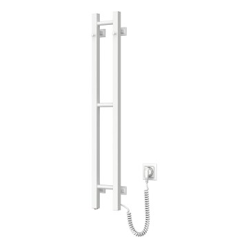 Електрическа сушилня за кърпи SILOUETTE 187W/230V 101,1 cm IP44 бяла дясна квадратна