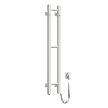 Електрическа сушилня за кърпи SILOUETTE 187W/230V 101,1 cm IP44 бяла дясна квадратна
