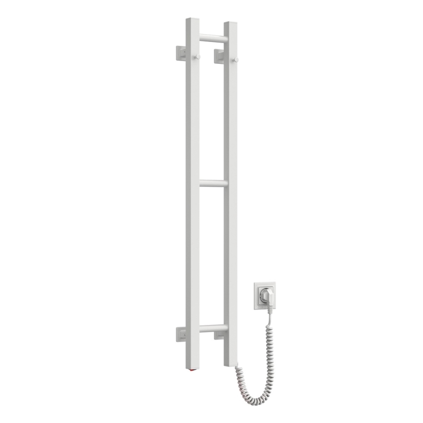 Електрическа сушилня за кърпи SILOUETTE 187W/230V 101,1 cm IP44 бяла дясна квадратна