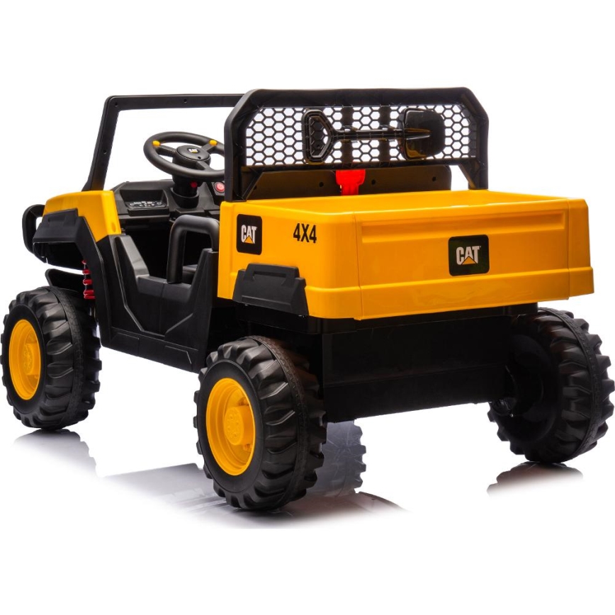 Електрически автомобил CAT 60W/7500 mAh жълти/черен + дистанционно управление