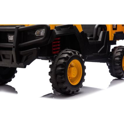 Електрически автомобил CAT 60W/7500 mAh жълти/черен + дистанционно управление