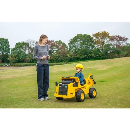 Електрически автомобил Loader CAT 60W/4500 mAh жълти/черен
