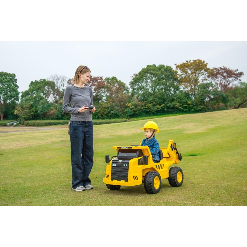 Електрически автомобил Loader CAT 60W/4500 mAh жълти/черен