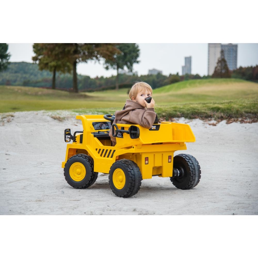 Електрически автомобил Loader CAT 60W/4500 mAh жълти/черен