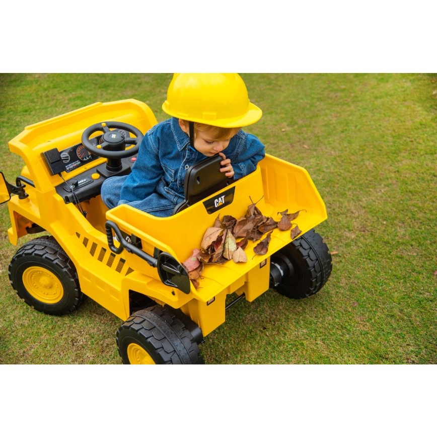 Електрически автомобил Loader CAT 60W/4500 mAh жълти/черен