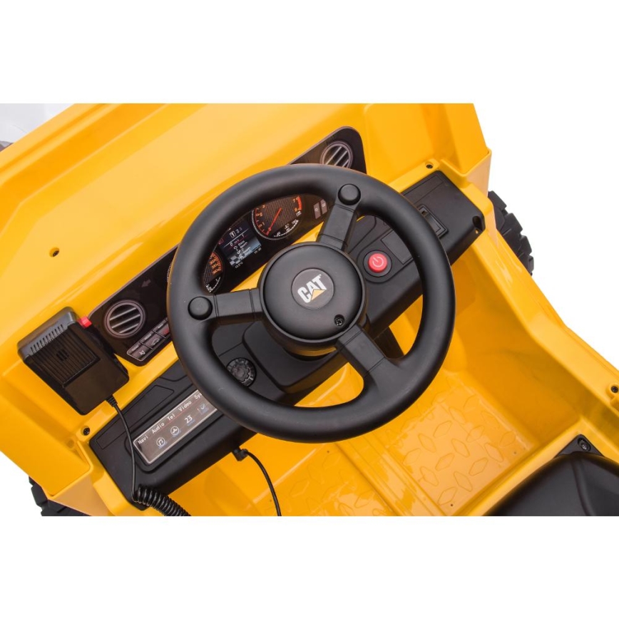 Електрически автомобил Loader CAT 60W/4500 mAh жълти/черен