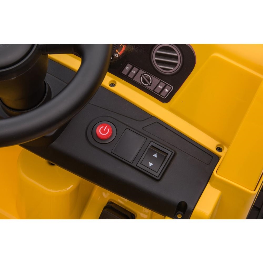 Електрически автомобил Loader CAT 60W/4500 mAh жълти/черен