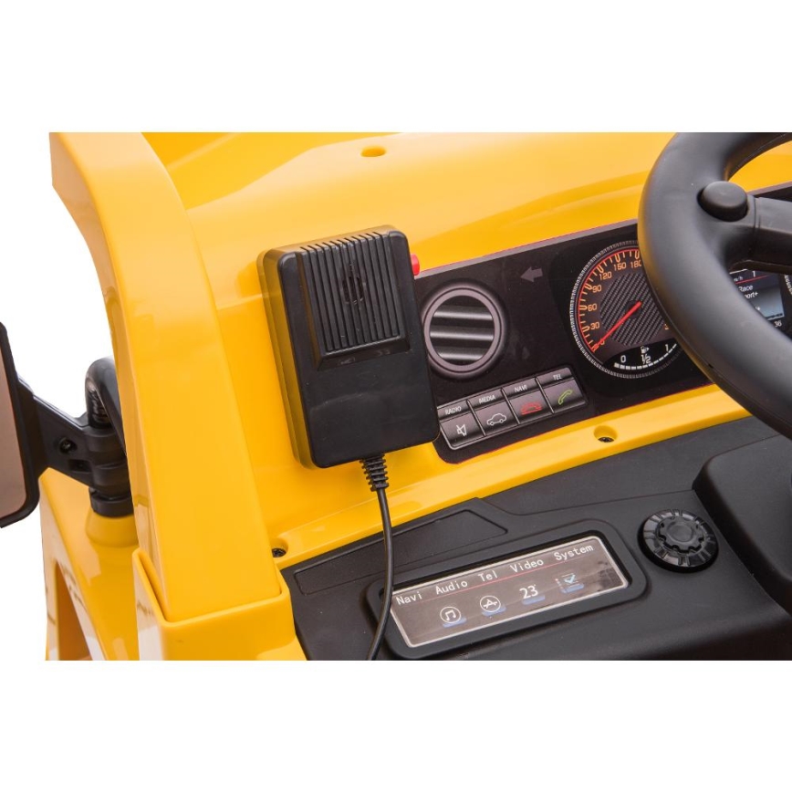 Електрически автомобил Loader CAT 60W/4500 mAh жълти/черен