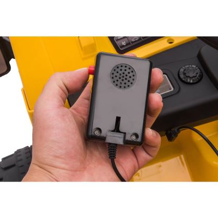 Електрически автомобил Loader CAT 60W/4500 mAh жълти/черен