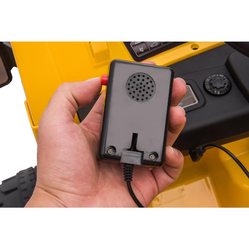Електрически автомобил Loader CAT 60W/4500 mAh жълти/черен