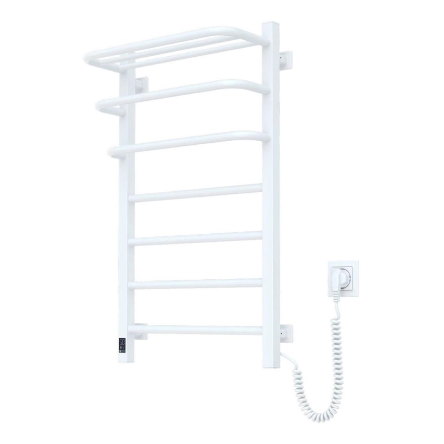 Електрически радиатор за баня с термостат FORTIS 350 W/230 V, 80,6 cm, IP44, бял, десен