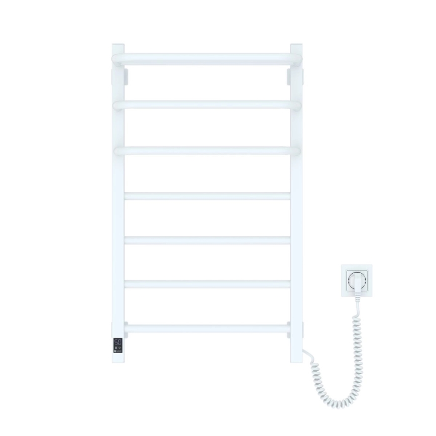 Електрически радиатор за баня с термостат FORTIS 350 W/230 V, 80,6 cm, IP44, бял, десен