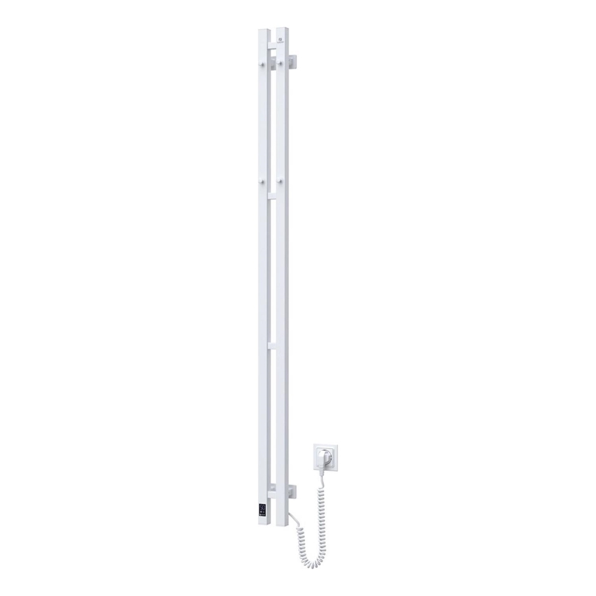 Електрически сушилник за кърпи с термостат SILOUETTE 200W/230V 150,6 cm IP44 бял десен