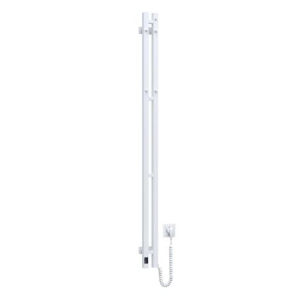 Електрически сушилник за кърпи с термостат SILOUETTE 200W/230V 150,6 cm IP44 бял десен