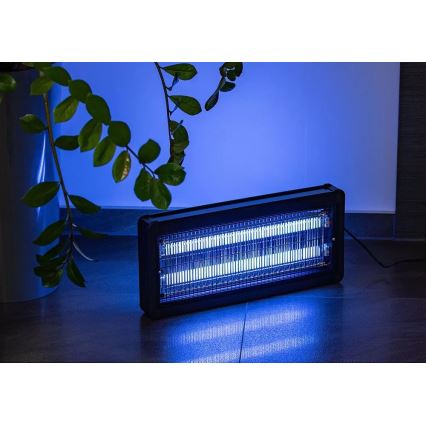 Електрически уред за борба с насекоми 2x15W/230V 120 м²