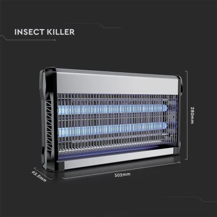 Електрически капан за насекоми 2x15W/230V 100м2