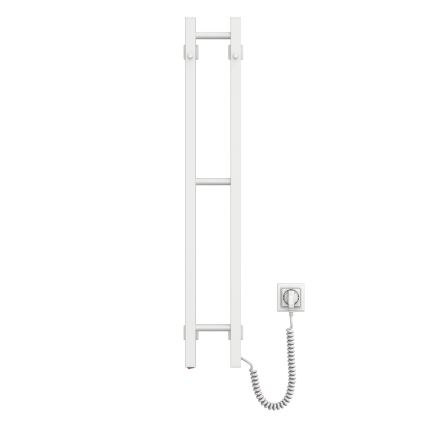 Електрическа сушилня за кърпи SILOUETTE 187W/230V 101,1 cm IP44 бяла дясна квадратна