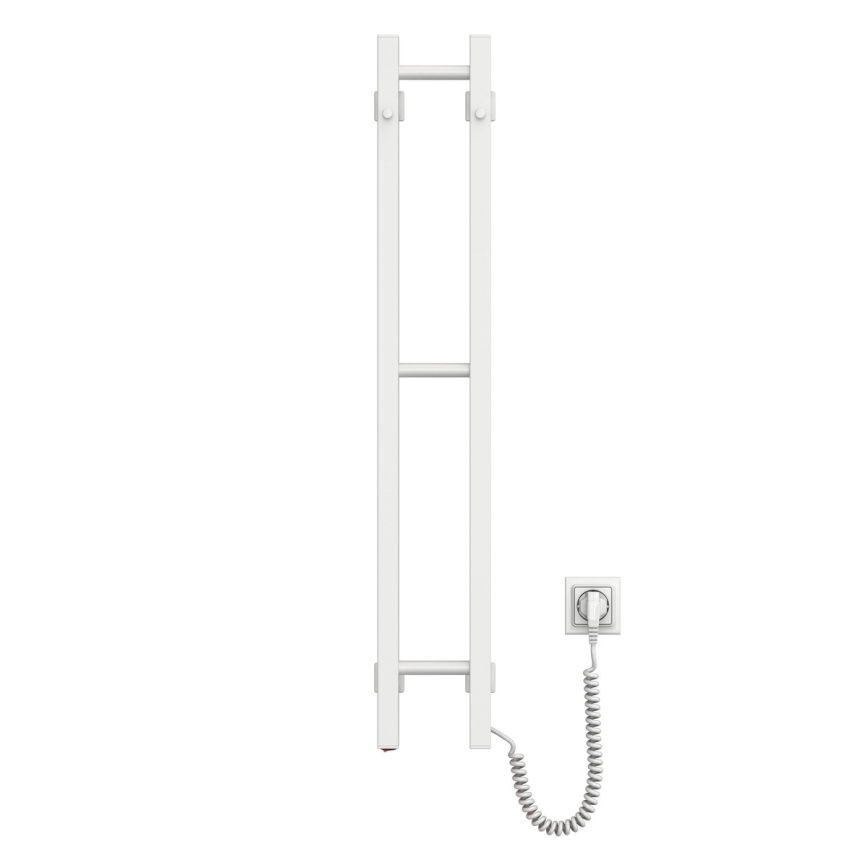 Електрическа сушилня за кърпи SILOUETTE 187W/230V 101,1 cm IP44 бяла дясна квадратна