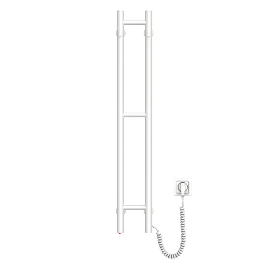 Електрическа сушилня за кърпи SILOUETTE 187W/230V 101,1 см IP44 бял дeсен кръгла