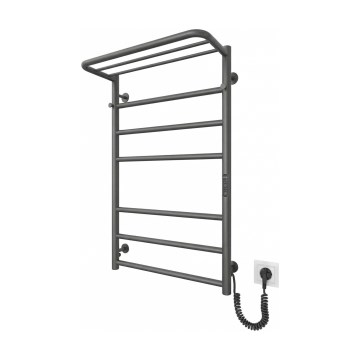 Електрическа сушилка за кърпи за баня HOME 95W/230V 77x53 cm, неръждаема стомана/антрацит, дясна