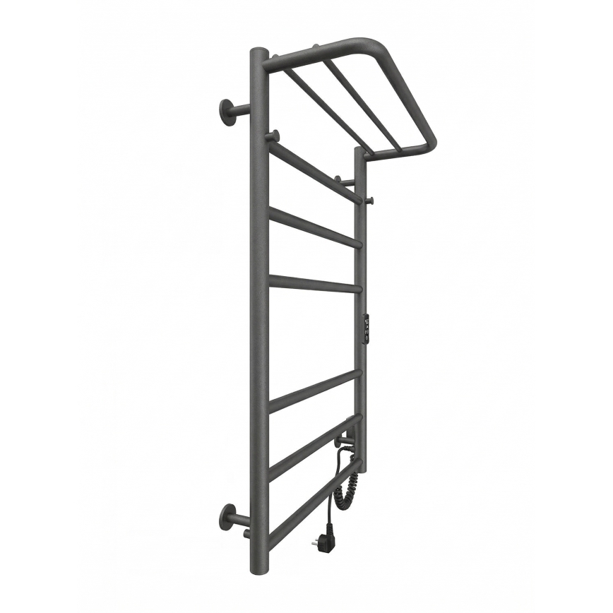 Електрическа сушилка за кърпи за баня HOME 95W/230V 77x53 cm, неръждаема стомана/антрацит, дясна