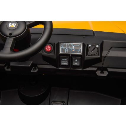 Електрическа кола CAT 60W/7500 mAh жълто/черно + дистанционно управление