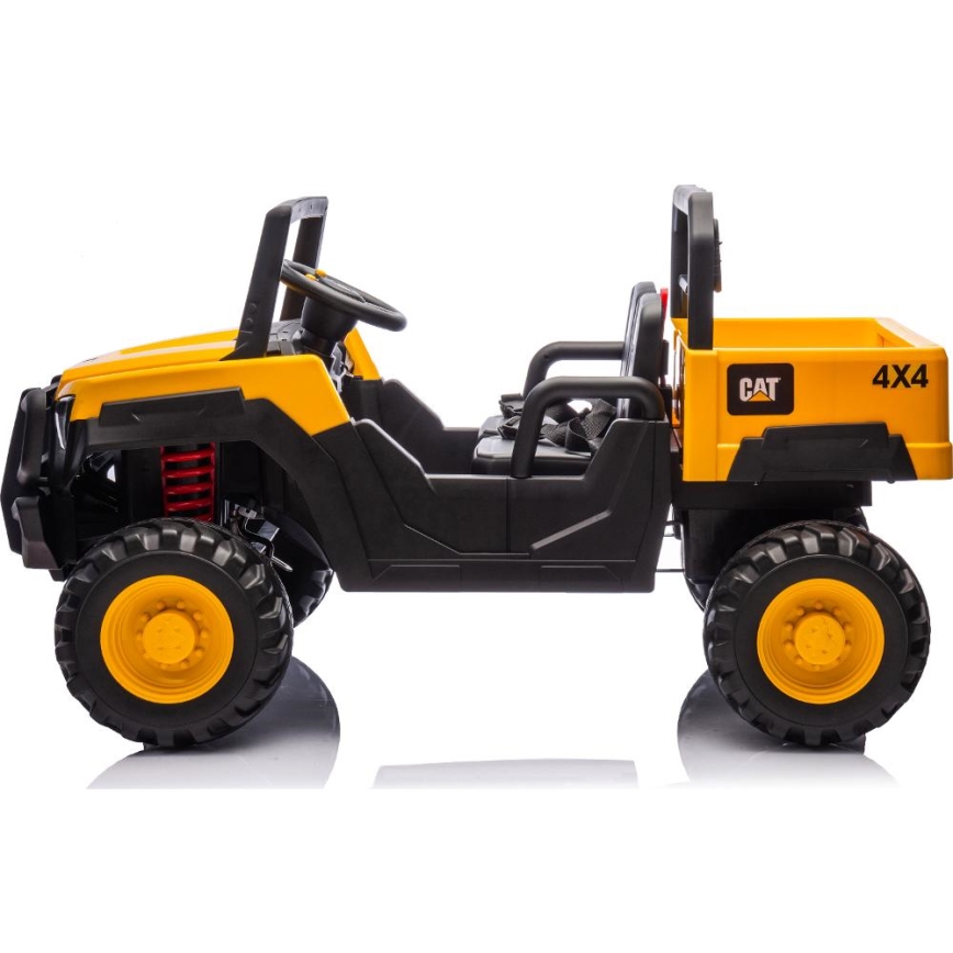 Електрическа кола CAT 60W/7500 mAh жълто/черно + дистанционно управление