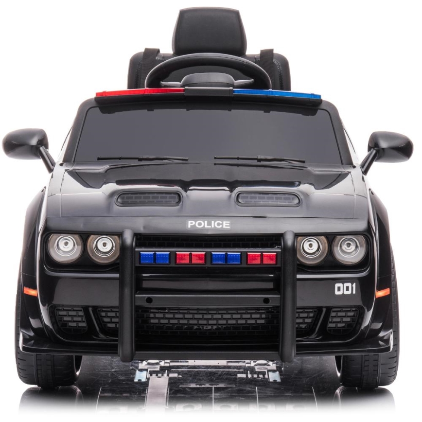 Електрическа кола Dodge Challenger Полиция 50W/4500 mAh черно/бяло