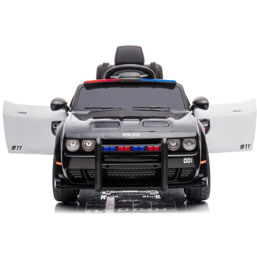 Електрическа кола Dodge Challenger Полиция 50W/4500 mAh черно/бяло