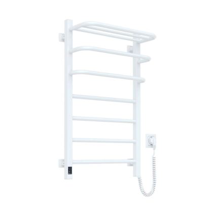 Електрически радиатор за баня с термостат FORTIS 350 W/230 V, 80,6 cm, IP44, бял, десен