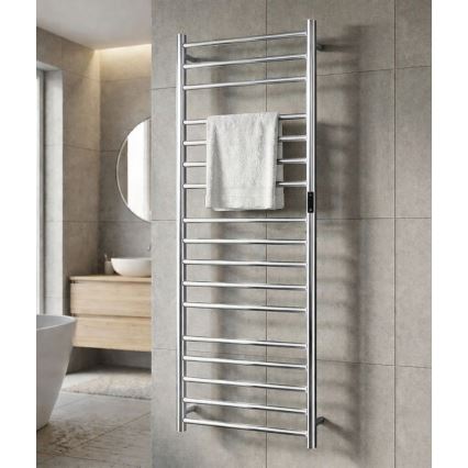 Електрически сушилник за кърпи 60x168 см 285W неръждаема стомана