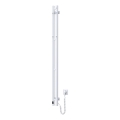 Електрически сушилник за кърпи с термостат SILOUETTE 106W 150x9cm бял десен