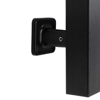 Електрически сушилник за кърпи с термостат SILOUETTE 200W/230V 150,6cm IP44, черен, десен