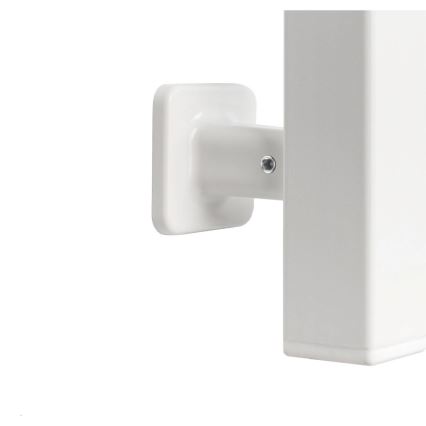 Електрически сушилник за кърпи с термостат SILOUETTE 70W 120x9 cm, бял, десен