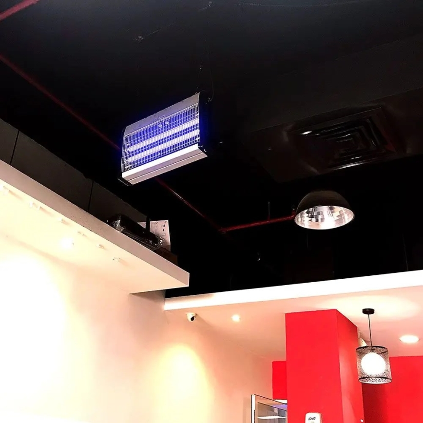 Електрически уловител на насекоми 2x10W/230V 80 м²