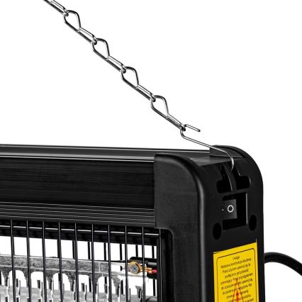 Електрически уред за борба с насекоми 2x10W/230V 100 м²