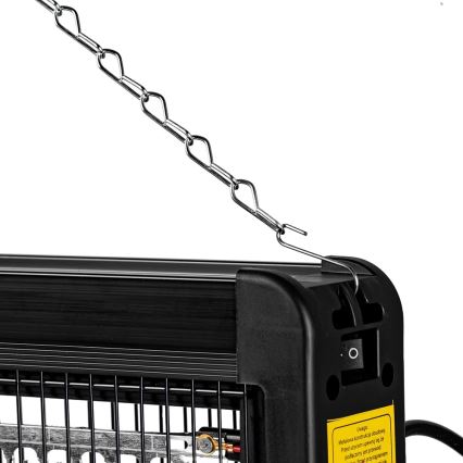 Електрически уред за борба с насекоми 2x15W/230V 120 м²