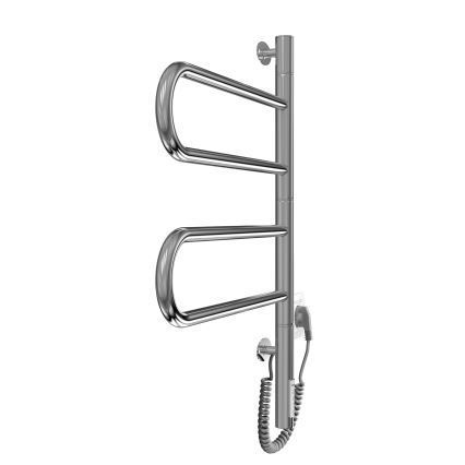 Електрически въртящ се сушилник за кърпи TRISTAR 75W/230V 62,5x44,5 cm IP44 неръждаема стомана/лъскав хром