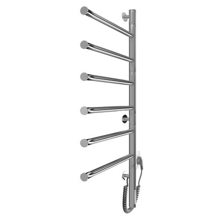 Електрически въртящ се сушилник за кърпи VEER 80W/230V 82,5x44,5 cm неръждаема стомана/лъскав хром