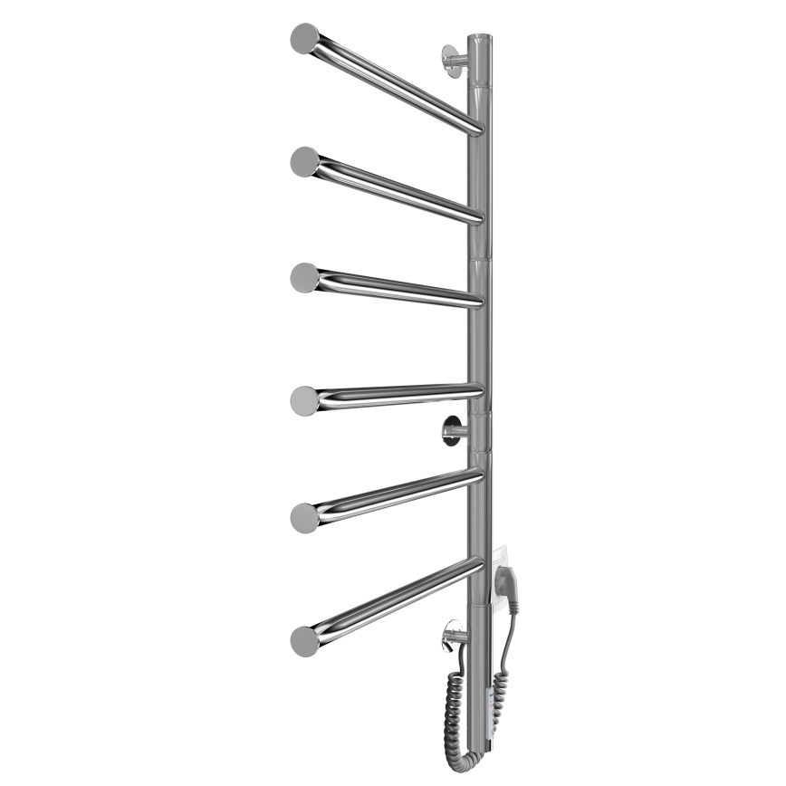 Електрически въртящ се сушилник за кърпи VEER 80W/230V 82,5x44,5 cm неръждаема стомана/лъскав хром