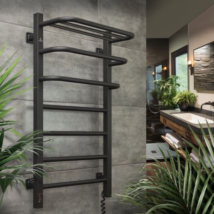 Електрически кърподържач с термостат FORTIS 155W, 80x48 см, черен, десен