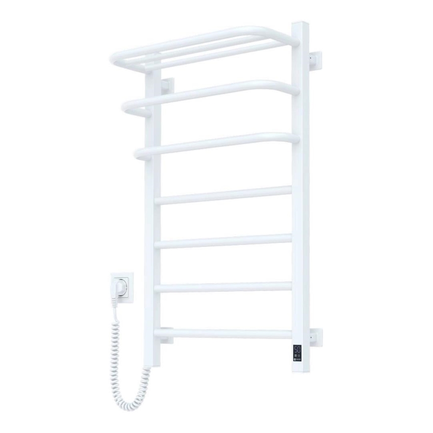 Електрическо оборудване за баня радиатор с термостат FORTIS 350W/230V 80,6 см IP44 бял ляв ъглов