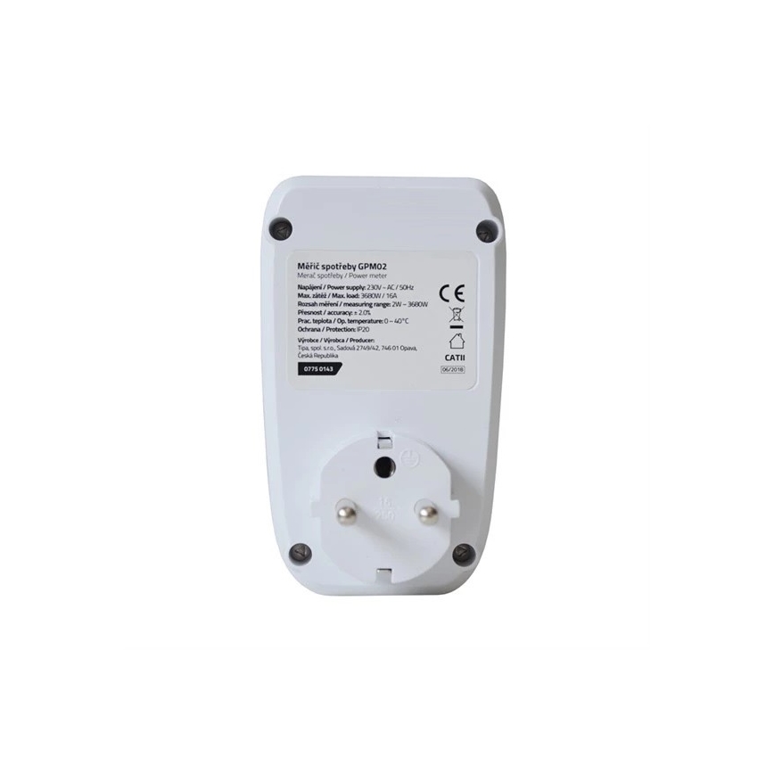 Електромер за потребление 3680W/230V