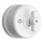 Elhard - Ретро керамичен стенен ротационен серийен ключ № 5 бял
